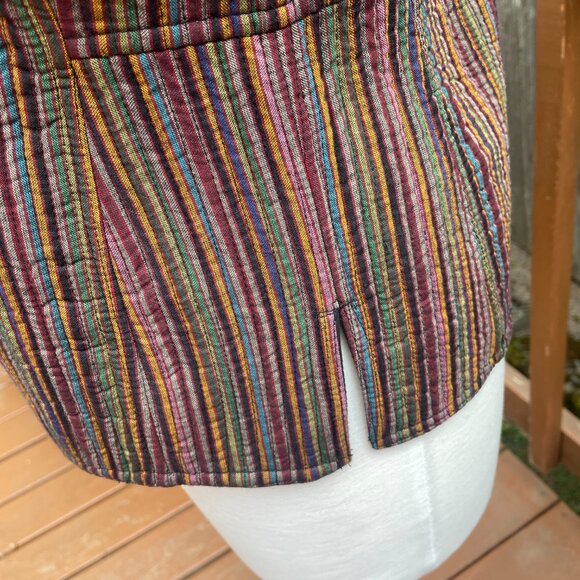 Brand New Orvis Multicolor Earth Tone Striped Jacket - Picture 6 of 10